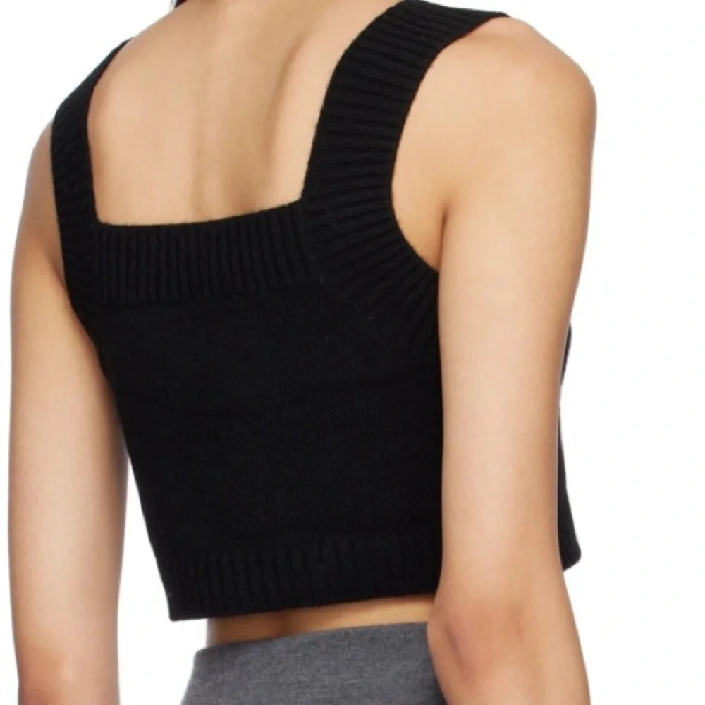 Lisa Yang Cashmere Sleeveless Crop Top/Bralette -  size 0 - Picture 2 of 6